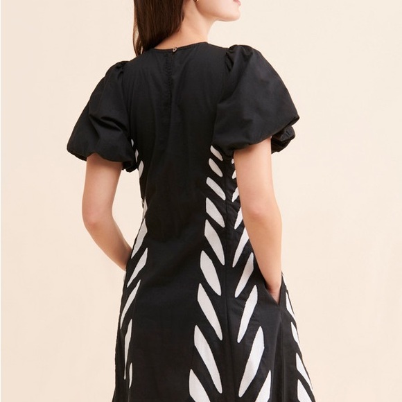 Banjanan Gracia Black and White Mini Dress - Picture 3 of 6